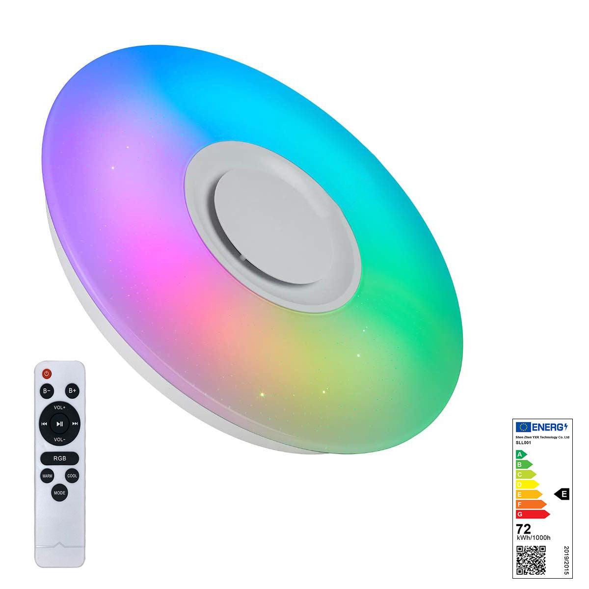 Lampa de tavan cu lumina multicolora-1